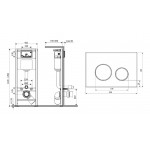 Инсталляция для унитаза Lavinia Boho Relfix 77020046 с клавишей Relfix (5 в 1) Инсталляция для унитаза Lavinia Boho Relfix 77020046 с клавишей Relfix (5 в 1)